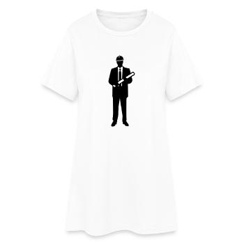 Engineer - Women’s T-Shirt Dress - white - Front