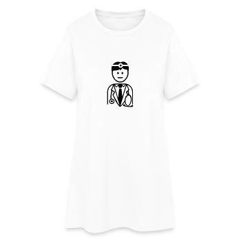 Doctor - Women’s T-Shirt Dress - white - Front