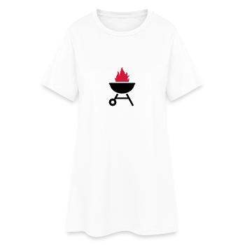 Grill - Robe T-shirt Femme - blanc - Devant