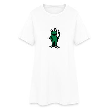 Frosch - Robe T-shirt Femme - blanc - Devant