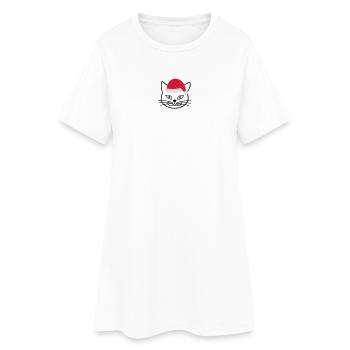 Nicolas Kitteh - Robe T-shirt Femme - blanc - Devant