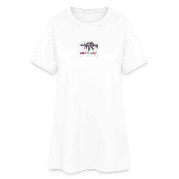 Crème glacée Conflict Freeze - Robe T-shirt Femme - blanc - Devant