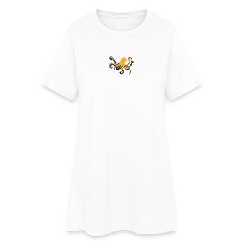 Octopus Style - Women’s T-Shirt Dress - white - Front