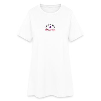 Majorque - Robe T-shirt Femme - blanc - Devant