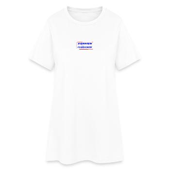Server Flüsterer - Frauen T-Shirt-Kleid - Weiß - Vorne