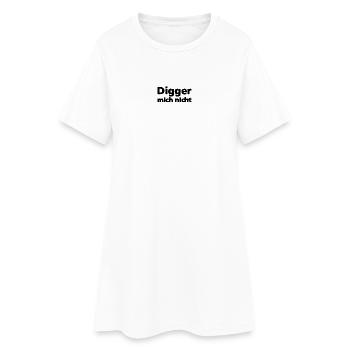 Design fehlt - Frauen T-Shirt-Kleid - Weiß - Vorne