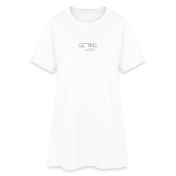 Getting Hitched! Personalisierbar - Frauen T-Shirt-Kleid - Weiß - Vorne