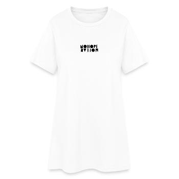 NoHopeNoFear - Frauen T-Shirt-Kleid - Weiß - Vorne
