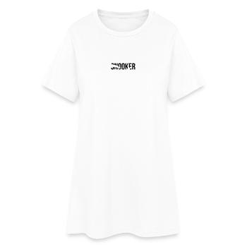 snooker - Women’s T-Shirt Dress - white - Front