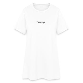 philosophe - Robe T-shirt Femme - blanc - Devant
