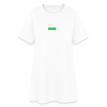 Messgerät Petite Verte (Belastung) - Frauen T-Shirt-Kleid - Weiß - Vorne