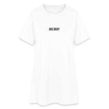 Gros battement - Robe T-shirt Femme - blanc - Devant