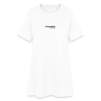 Einziganders ist das neue cool - Frauen T-Shirt-Kleid - Weiß - Vorne