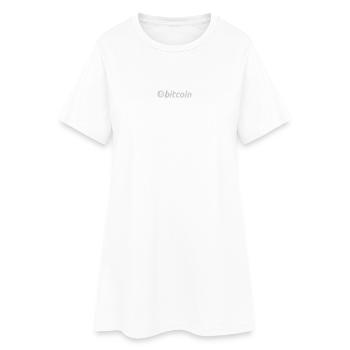 HODL - Robe T-shirt Femme - blanc - Devant
