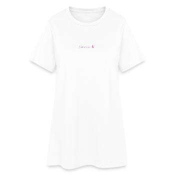 Forever Amour Danse Silhouette - Robe T-shirt Femme - blanc - Devant