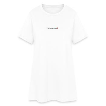 MAMIE. GRAND-MERE. FÊTE DES MÈRES. BONNE FÊTE - Robe T-shirt Femme - blanc - Devant