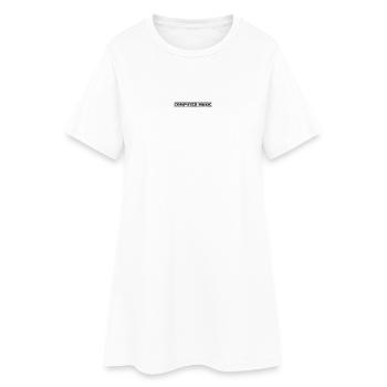 Computer Music - Women’s T-Shirt Dress - white - Front