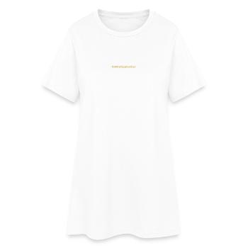 geboren am 25. September Geburtstag birthday - Frauen T-Shirt-Kleid - Weiß - Vorne