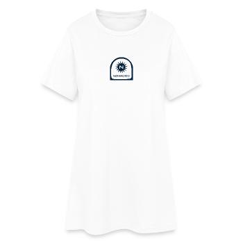 Arch Ocean_Blue_Nomadico - Women’s T-Shirt Dress - white - Front