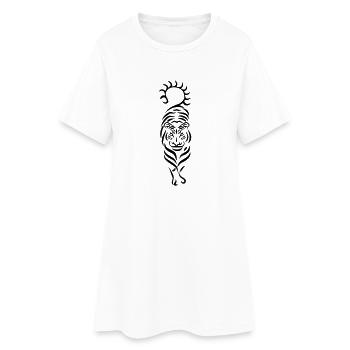 Tiger - Women’s T-Shirt Dress - white - Front
