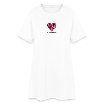 la meilleure maman - Frauen T-Shirt-Kleid - Weiß - Vorne
