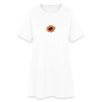 Galaktischer Donut mit Kosmischer Kernöffnung - Frauen T-Shirt-Kleid - Weiß - Vorne