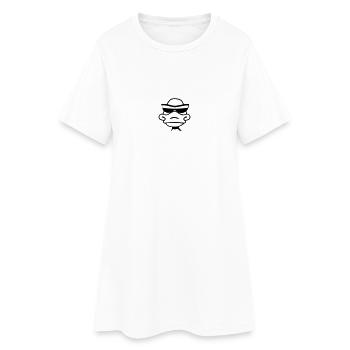 Duck sunglasses cool - Women’s T-Shirt Dress - white - Front