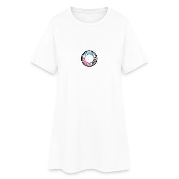 Stempel membres équipage officiel - Robe T-shirt Femme - blanc - Devant