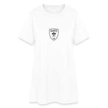 Darts Crest - Dart Wappen - Frauen T-Shirt-Kleid - Weiß - Vorne