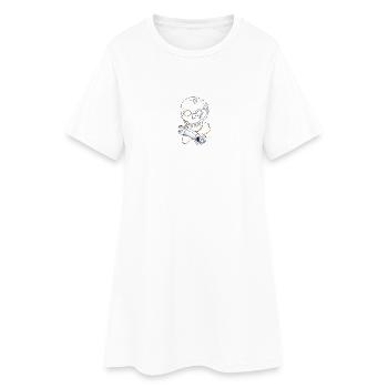 Sir Stemalot - Robe T-shirt Femme - blanc - Devant