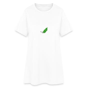 Joint - Robe T-shirt Femme - blanc - Devant