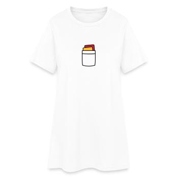 Arbitre - Robe T-shirt Femme - blanc - Devant