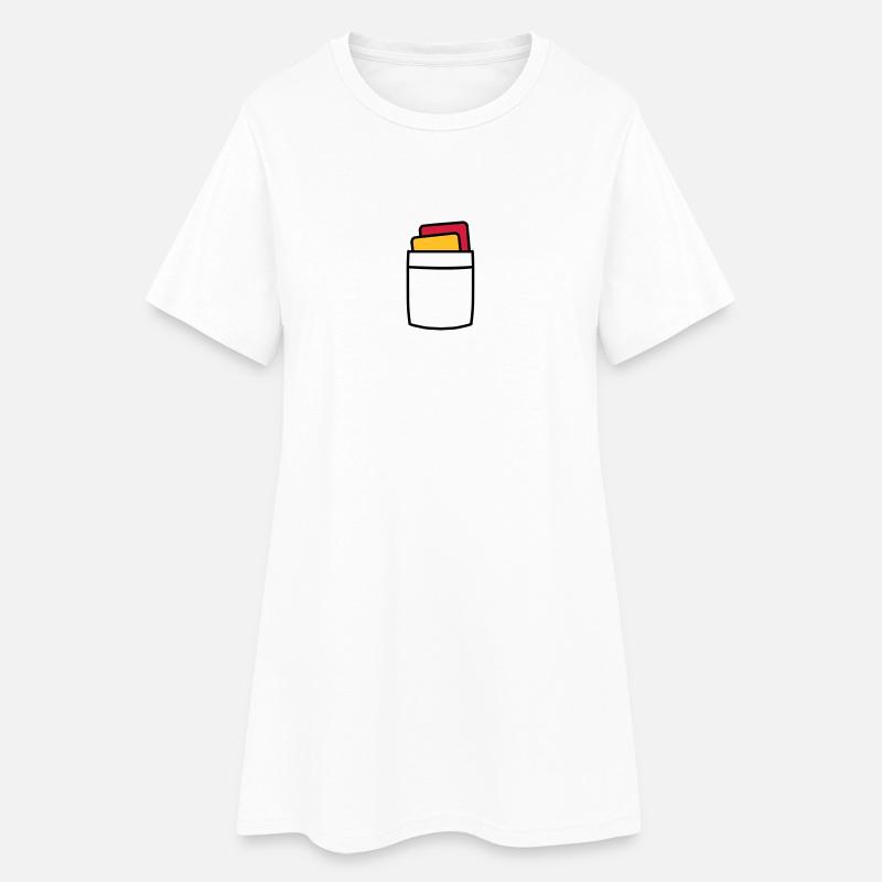 Arbitre - Robe T-shirt Femme - blanc