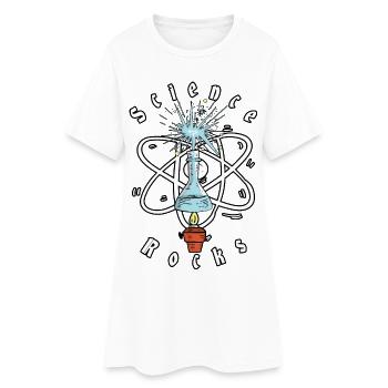 Wissenschaft Physik Rockt - Frauen T-Shirt-Kleid - Weiß - Vorne
