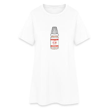 Je suis pour l'homéopathie globuli Globulisierung - Robe T-shirt Femme - blanc - Devant