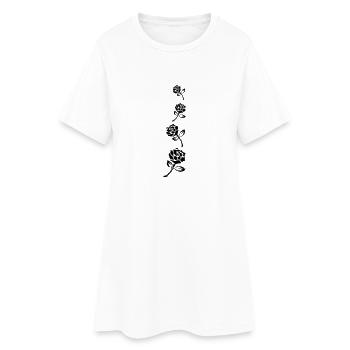 Rosenranke2 - Robe T-shirt Femme - blanc - Devant