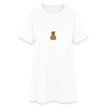 Sac zubebunden, - Robe T-shirt Femme - blanc - Devant