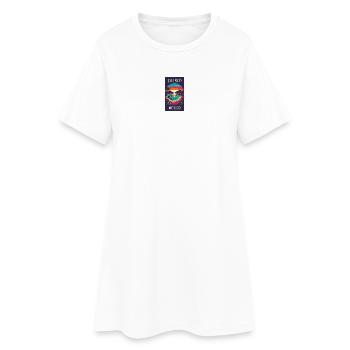 Motif de palmier Jalisco Mexico - Robe T-shirt Femme - blanc - Devant