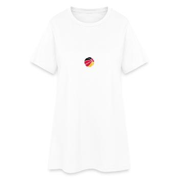 Basket-ball Basketball Basket - Robe T-shirt Femme - blanc - Devant