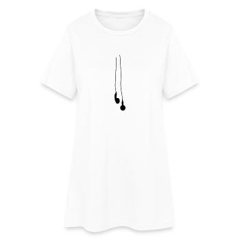MOBILE MUSIC - Robe T-shirt Femme - blanc - Devant