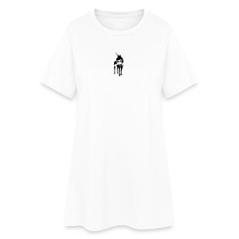 Licorne Europe - Robe T-shirt Femme - blanc - Devant