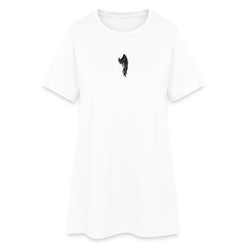 Angel wing - Women’s T-Shirt Dress - white - Front