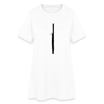 basson - Robe T-shirt Femme - blanc - Devant
