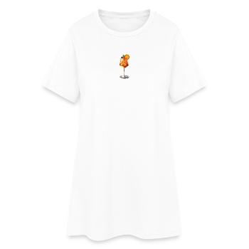 Ein leckerer, sommerlicher Cocktail - Frauen T-Shirt-Kleid - Weiß - Vorne
