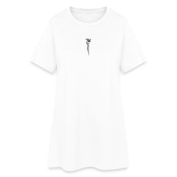 Oiseau Kyokushin - Robe T-shirt Femme - blanc - Devant