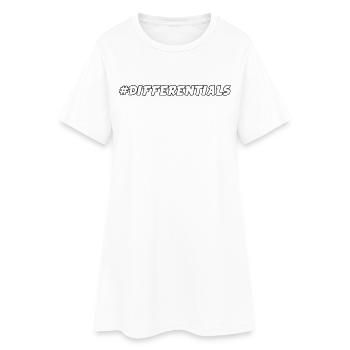Differentials - Women’s T-Shirt Dress - white - Front