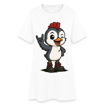 Punk Rock Polaire - Robe T-shirt Femme - blanc - Devant