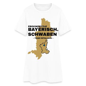 Souabe | OSTALLGÄU - Robe T-shirt Femme - blanc - Devant