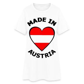Austria heart - Women’s T-Shirt Dress - white - Front