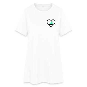 Cuore Vela – Passione Navigazione - Robe T-shirt Femme - blanc - Devant